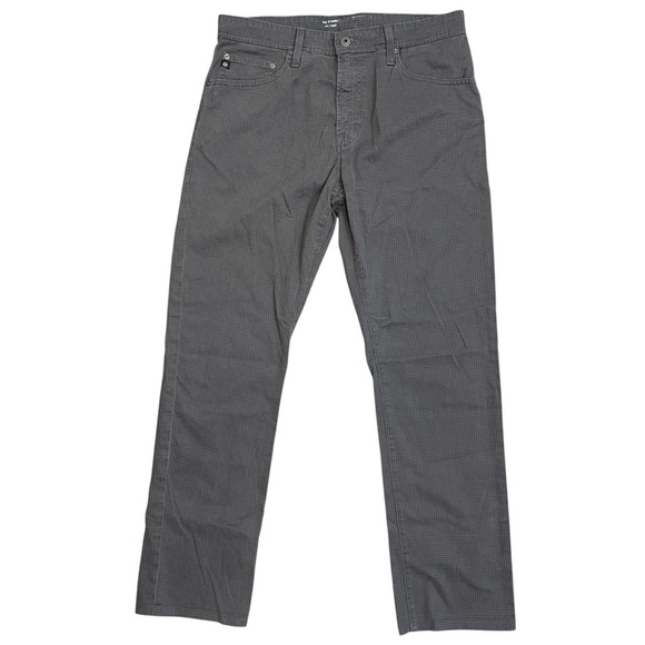 Ag Adriano Goldschmied Other - AG Adriano Goldschmeid The Everett Gray Herringbone Slim Straight Jeans